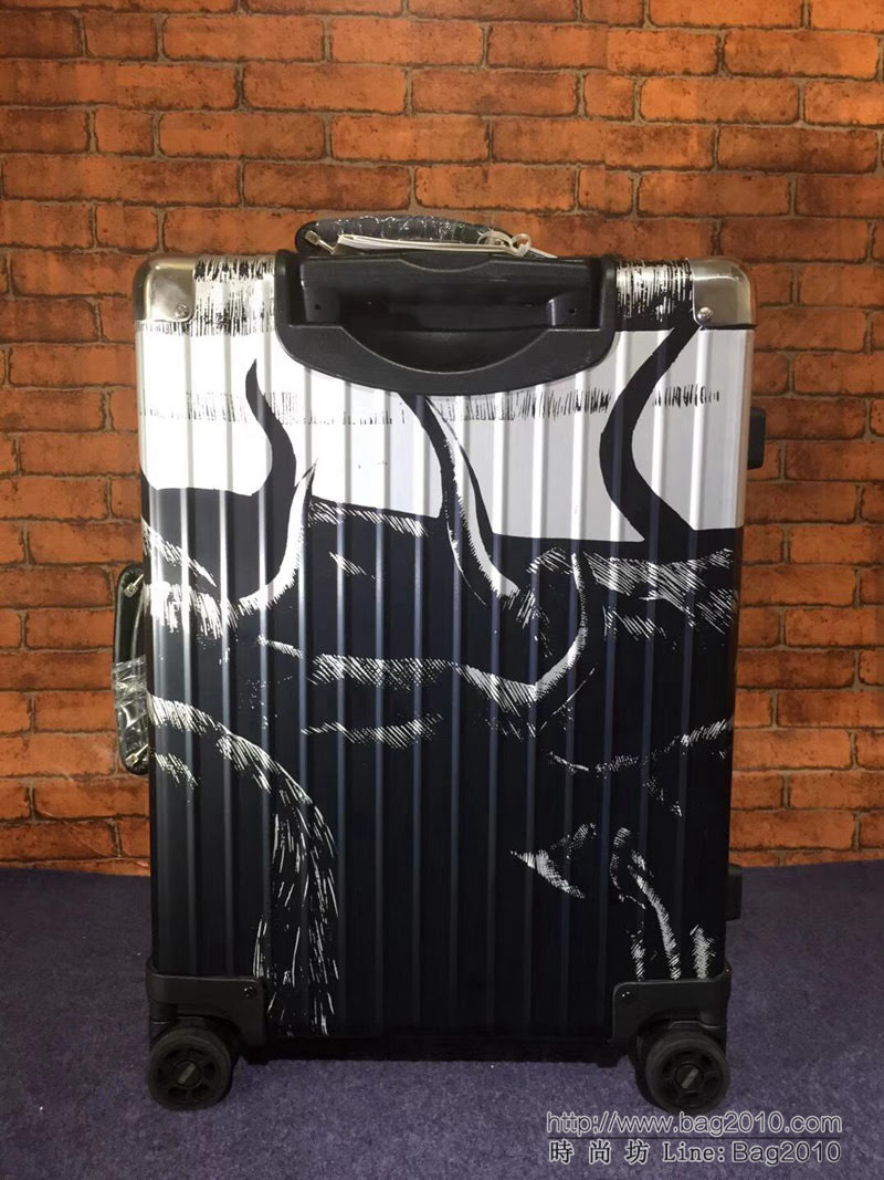 RIMOWA日默瓦 拉箱/拉杆箱 RIMOWA topas 嶽敏君限量版旅行箱 20寸登機箱 限量版全鋁合金旅行箱  xbt1040